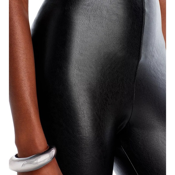 Commando Perfect Control Faux Leather Leggings Size Medium - Picture 4 of 9